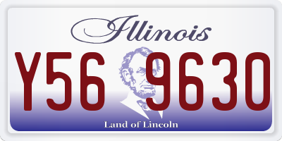 IL license plate Y569630