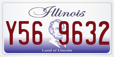 IL license plate Y569632
