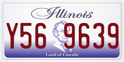 IL license plate Y569639