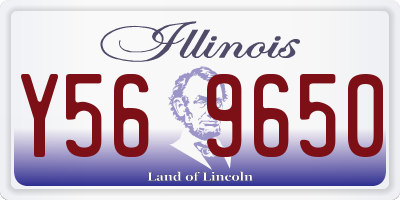 IL license plate Y569650