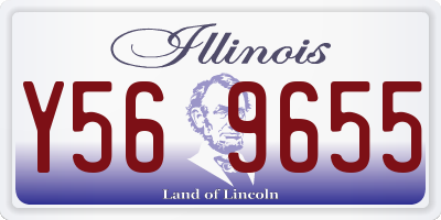 IL license plate Y569655