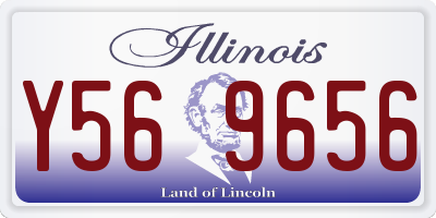 IL license plate Y569656
