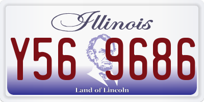 IL license plate Y569686
