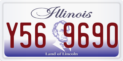 IL license plate Y569690