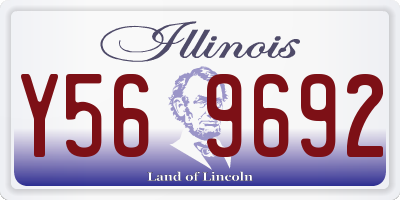 IL license plate Y569692