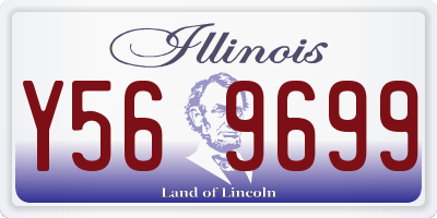 IL license plate Y569699