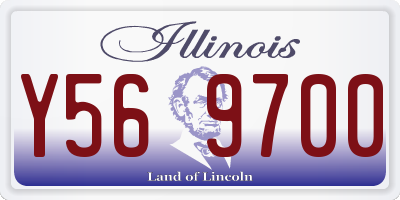 IL license plate Y569700