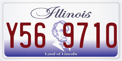 IL license plate Y569710