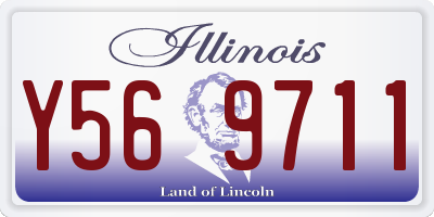 IL license plate Y569711