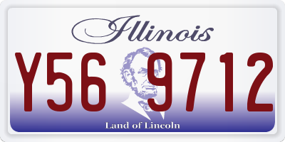 IL license plate Y569712