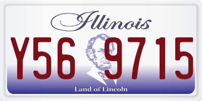 IL license plate Y569715