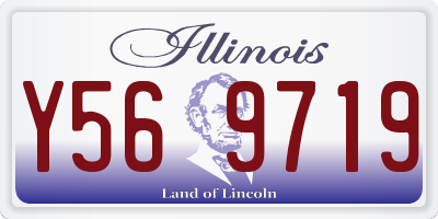 IL license plate Y569719