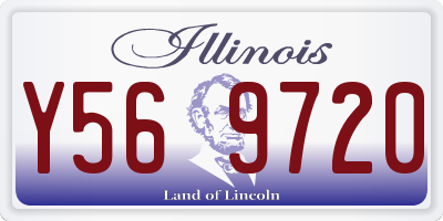 IL license plate Y569720