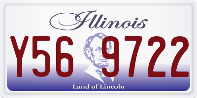 IL license plate Y569722