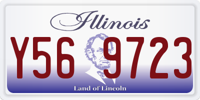 IL license plate Y569723
