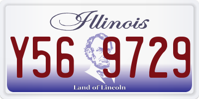 IL license plate Y569729