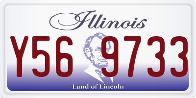IL license plate Y569733