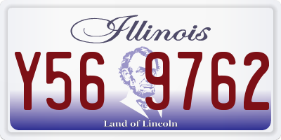 IL license plate Y569762