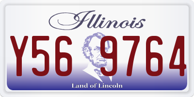 IL license plate Y569764