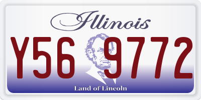 IL license plate Y569772