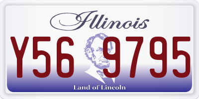 IL license plate Y569795