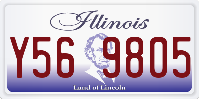 IL license plate Y569805