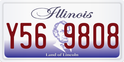 IL license plate Y569808