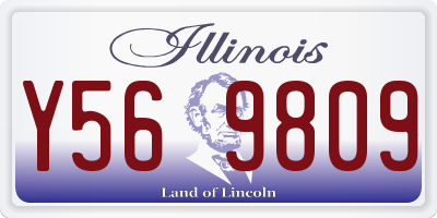 IL license plate Y569809