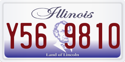 IL license plate Y569810