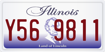 IL license plate Y569811