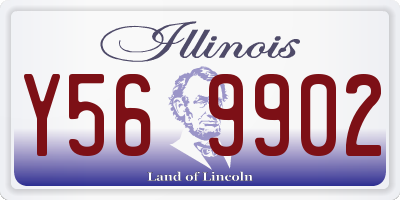 IL license plate Y569902