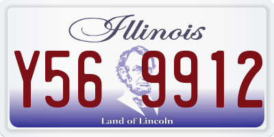 IL license plate Y569912