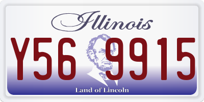 IL license plate Y569915