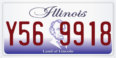 IL license plate Y569918