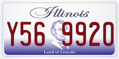 IL license plate Y569920