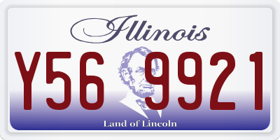 IL license plate Y569921