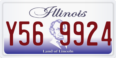 IL license plate Y569924