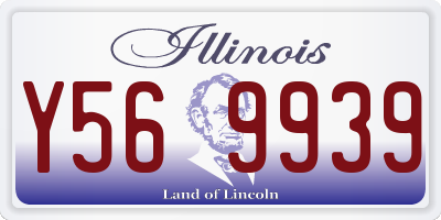 IL license plate Y569939