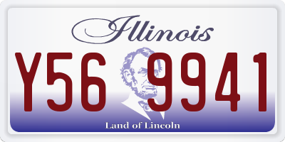 IL license plate Y569941