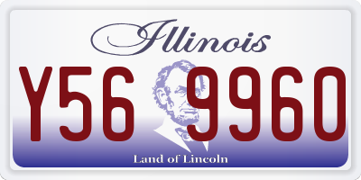 IL license plate Y569960
