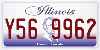 IL license plate Y569962