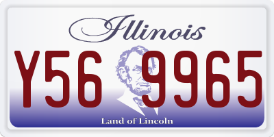 IL license plate Y569965