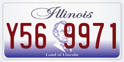 IL license plate Y569971