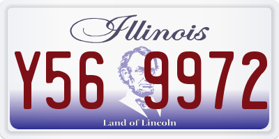 IL license plate Y569972