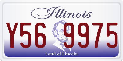 IL license plate Y569975