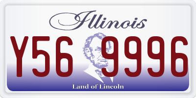 IL license plate Y569996
