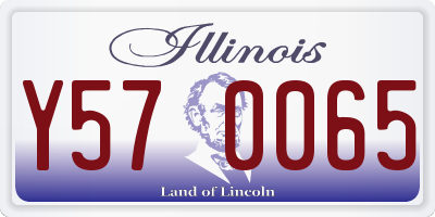 IL license plate Y570065