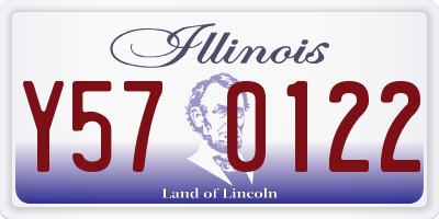 IL license plate Y570122