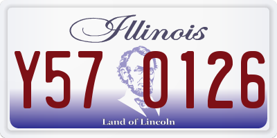 IL license plate Y570126