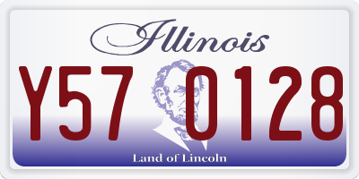 IL license plate Y570128